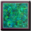 abstract colorfield blue and green