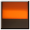 Farbfeldmalerei Orange Braun