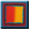 Farbfeldmalerei Orange Gelb