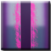 Farbfeldmalerei Violett auf Grau