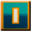 Farbfeldmalerei Petrol Orange