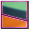 Farbfeldmalerei Magenta-Orange