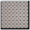 zeitgenössisches modernes Relief Holzrelief Taupe monochrom