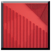 zeitgenössisches modernes Relief Dübelrelief Rot monochrom