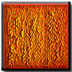 zeitgenössisches modernes Relief Orange Gelb monochrom