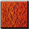 zeitgenössisches modernes Relief Orange monochrom