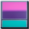 colorfield violet above turquoise