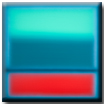 colorfield red below petrol